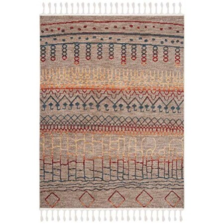 Safavieh 3 x 5 ft. Farmhouse 800 Rectangle Rug - Navy & Orange FMH822N-3